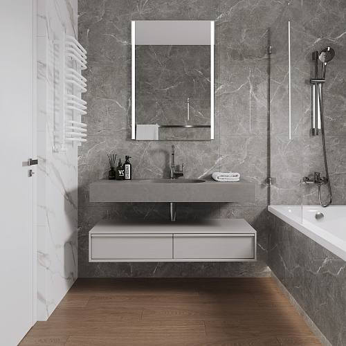 Stone Cool Grey Керамогранит серый 60х60 Матовый