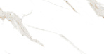 Calacatta Sharp Gold Керамогранит белый 80х80 Полированный_0