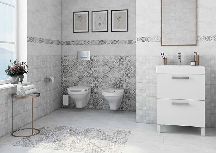 Sonata вставка розы многоцветная (SO2S452D) 20x60