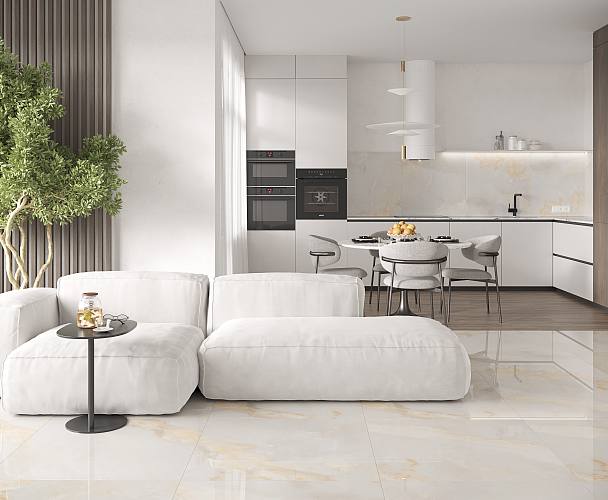 Onyx Orlam Керамогранит бежевый 60х120 Полированный