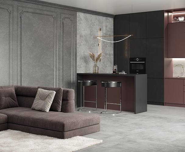 Lugano Gris Керамогранит 80х80 Лаппатированный