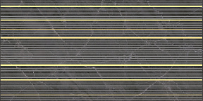 Олимпус Расе Декор чёрный 25х50