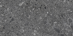 Ceppo Nero PRO Керамогранит графитовый 60х120 матовый структурный R11Soft STR